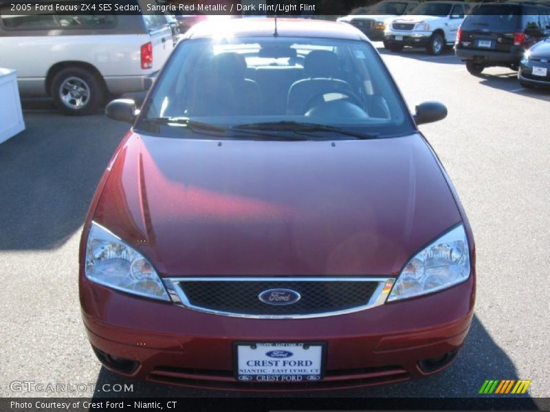 Sangria Red Metallic / Dark Flint/Light Flint 2005 Ford Focus ZX4 SES Sedan
