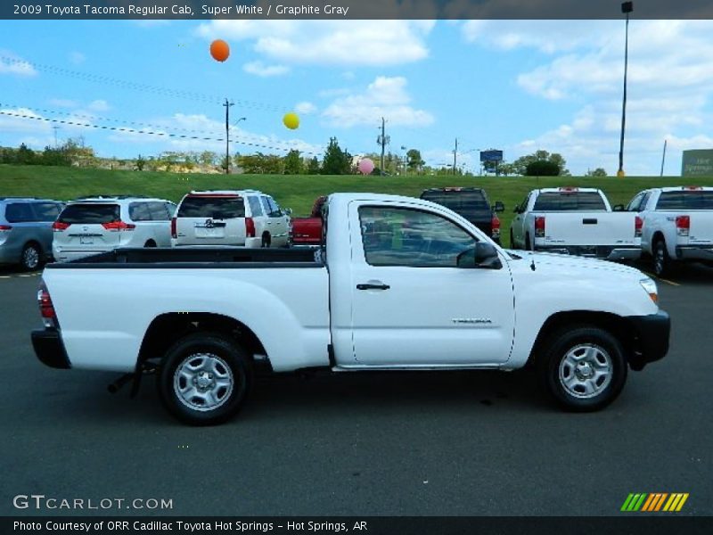 Super White / Graphite Gray 2009 Toyota Tacoma Regular Cab