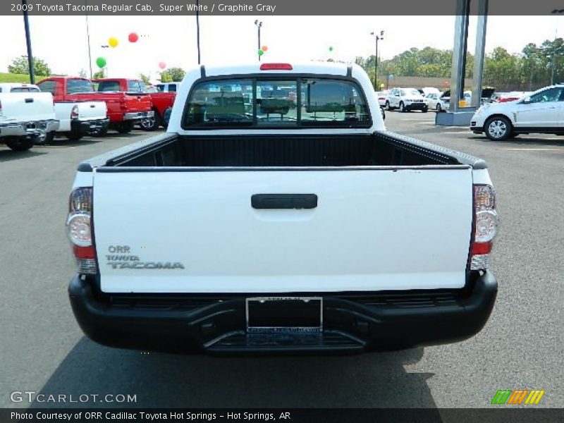 Super White / Graphite Gray 2009 Toyota Tacoma Regular Cab