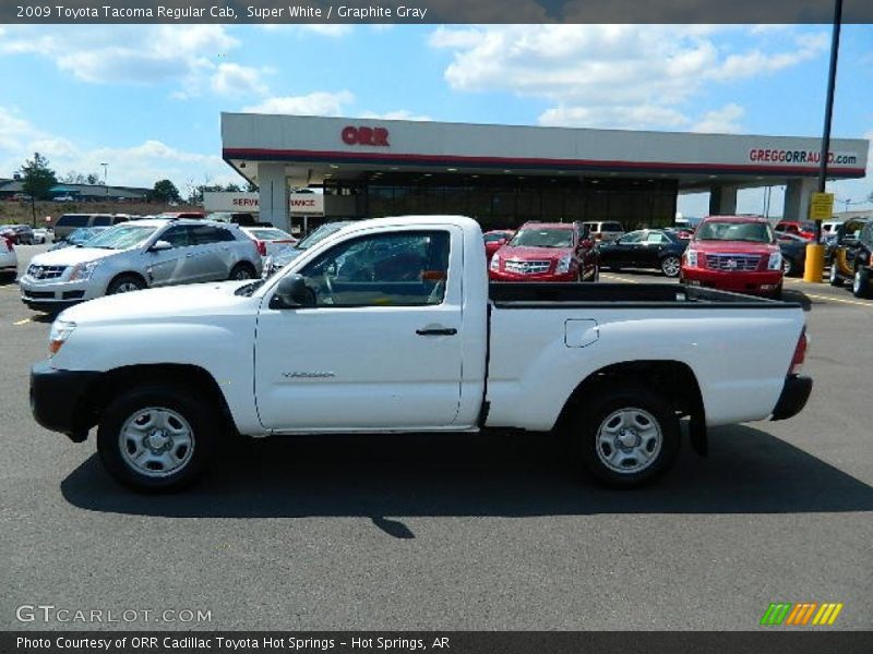 Super White / Graphite Gray 2009 Toyota Tacoma Regular Cab