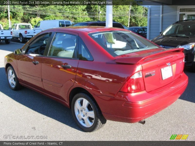 Sangria Red Metallic / Dark Flint/Light Flint 2005 Ford Focus ZX4 SES Sedan