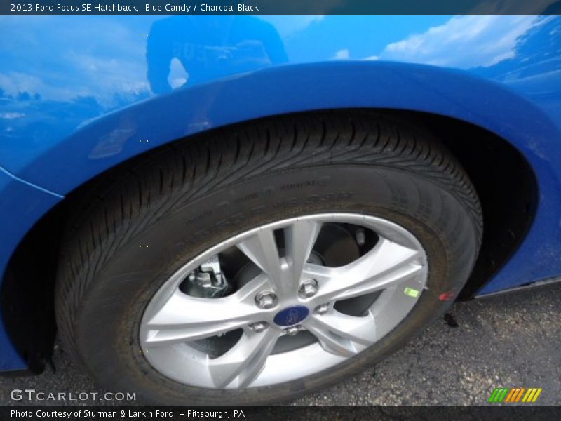 Blue Candy / Charcoal Black 2013 Ford Focus SE Hatchback