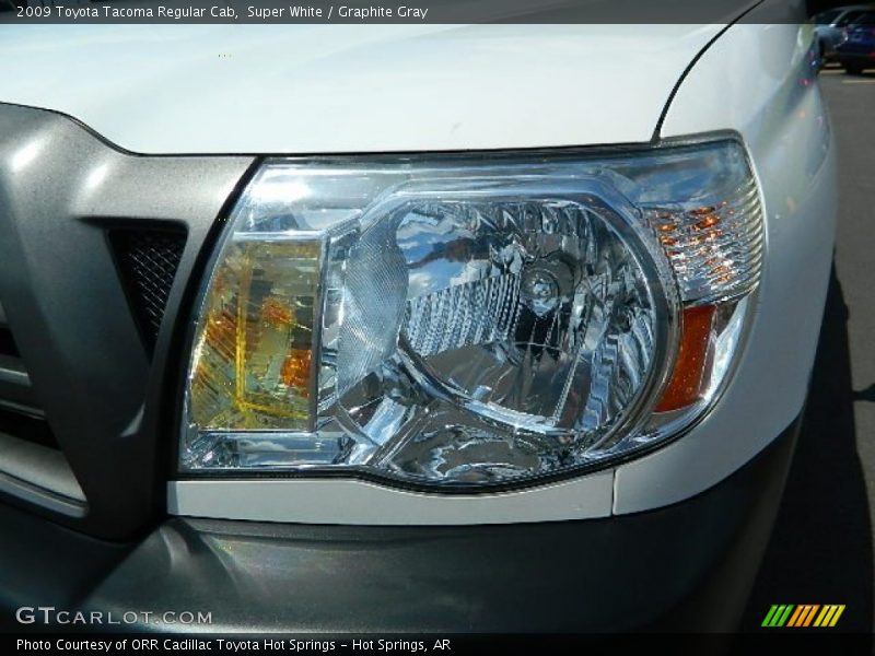 Super White / Graphite Gray 2009 Toyota Tacoma Regular Cab