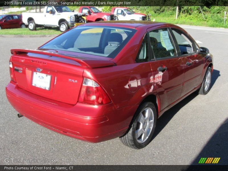 Sangria Red Metallic / Dark Flint/Light Flint 2005 Ford Focus ZX4 SES Sedan