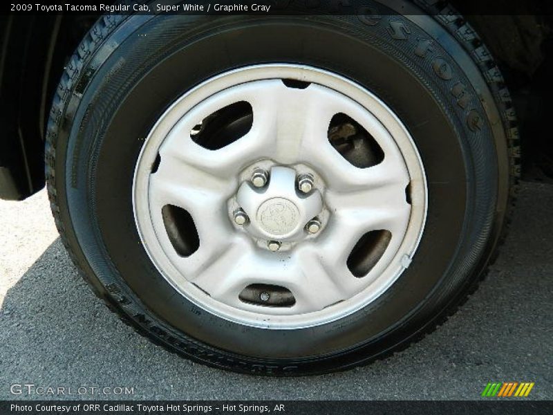 Super White / Graphite Gray 2009 Toyota Tacoma Regular Cab