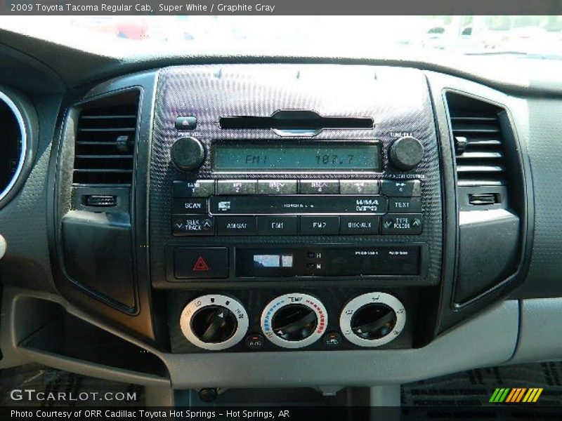 Super White / Graphite Gray 2009 Toyota Tacoma Regular Cab
