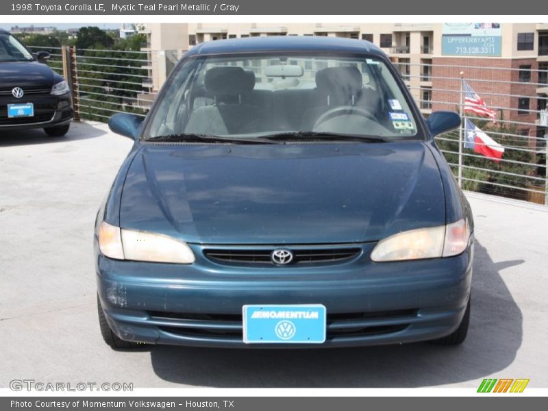 Mystic Teal Pearl Metallic / Gray 1998 Toyota Corolla LE