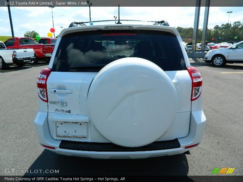 Super White / Ash 2012 Toyota RAV4 Limited