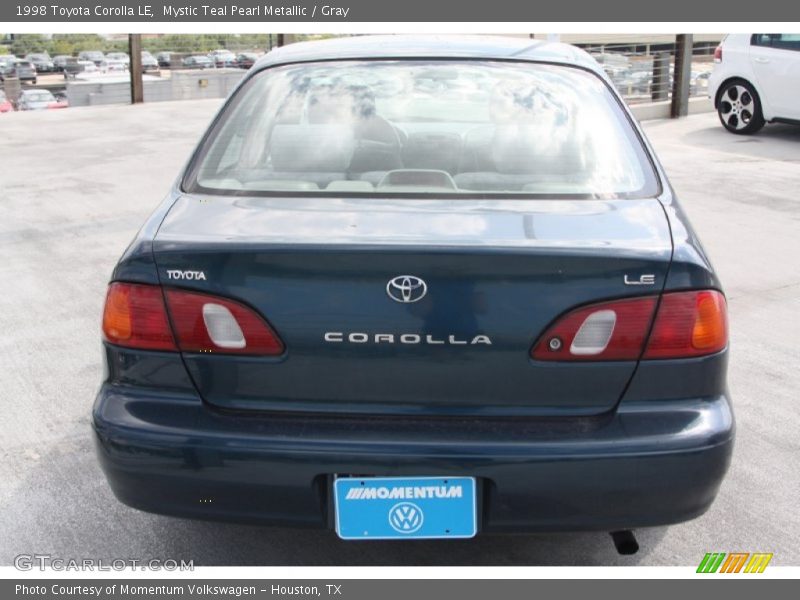 Mystic Teal Pearl Metallic / Gray 1998 Toyota Corolla LE