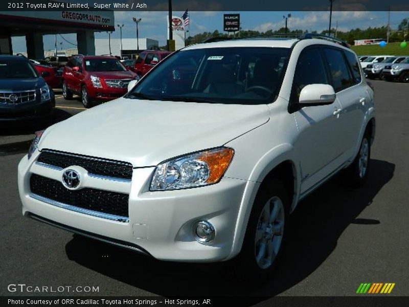 Super White / Ash 2012 Toyota RAV4 Limited