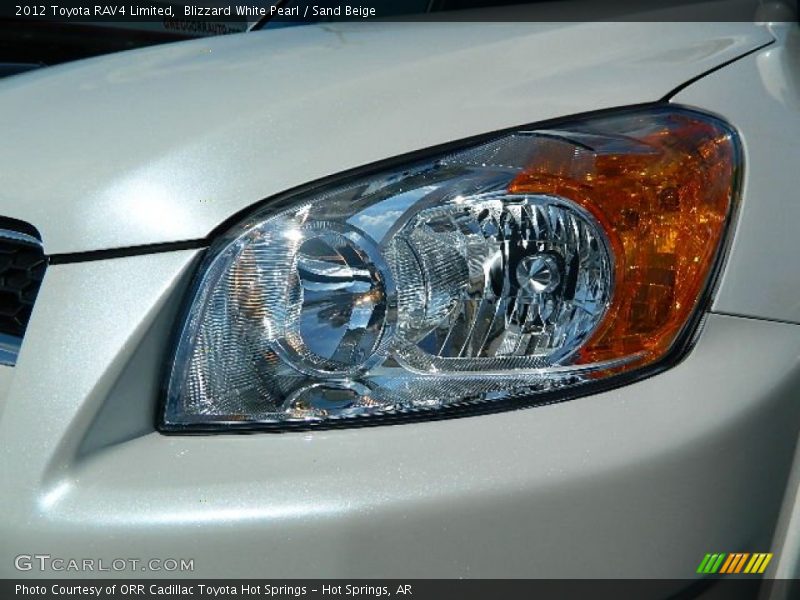 Blizzard White Pearl / Sand Beige 2012 Toyota RAV4 Limited