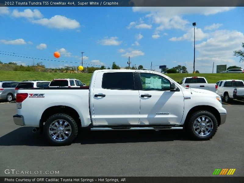 Super White / Graphite 2012 Toyota Tundra TSS CrewMax 4x4