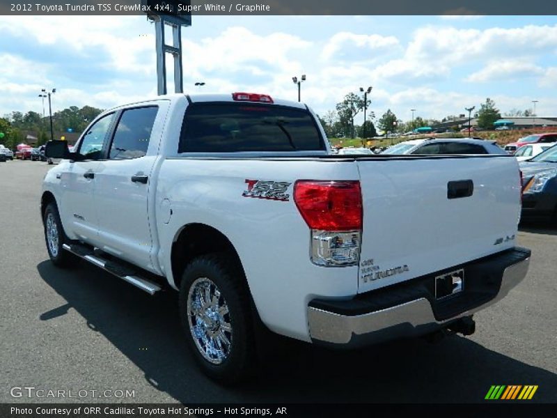 Super White / Graphite 2012 Toyota Tundra TSS CrewMax 4x4