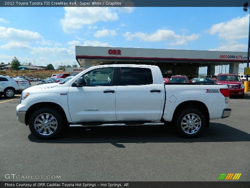 Super White / Graphite 2012 Toyota Tundra TSS CrewMax 4x4