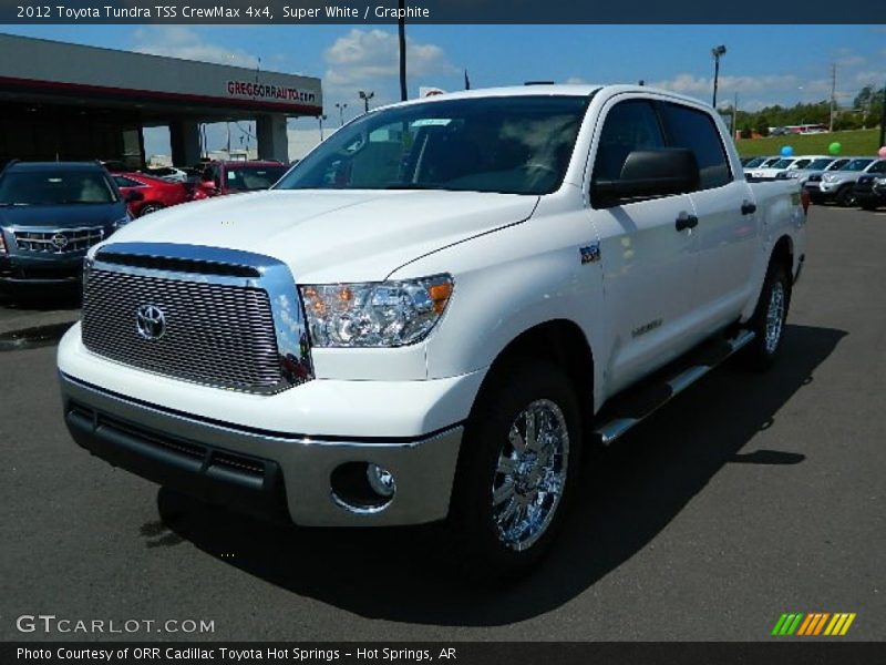 Super White / Graphite 2012 Toyota Tundra TSS CrewMax 4x4
