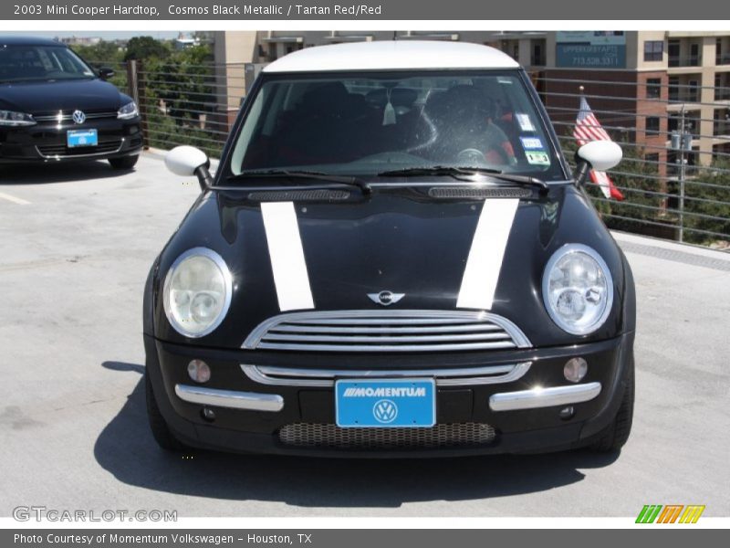 Cosmos Black Metallic / Tartan Red/Red 2003 Mini Cooper Hardtop