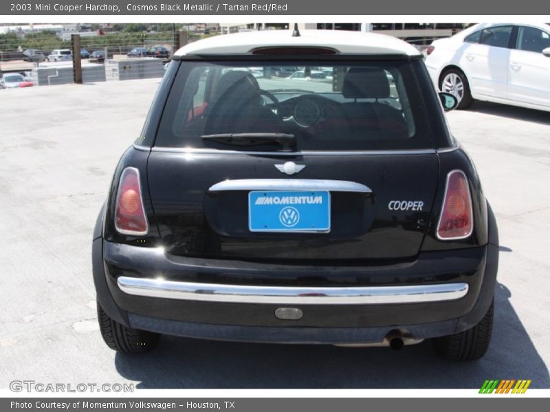 Cosmos Black Metallic / Tartan Red/Red 2003 Mini Cooper Hardtop