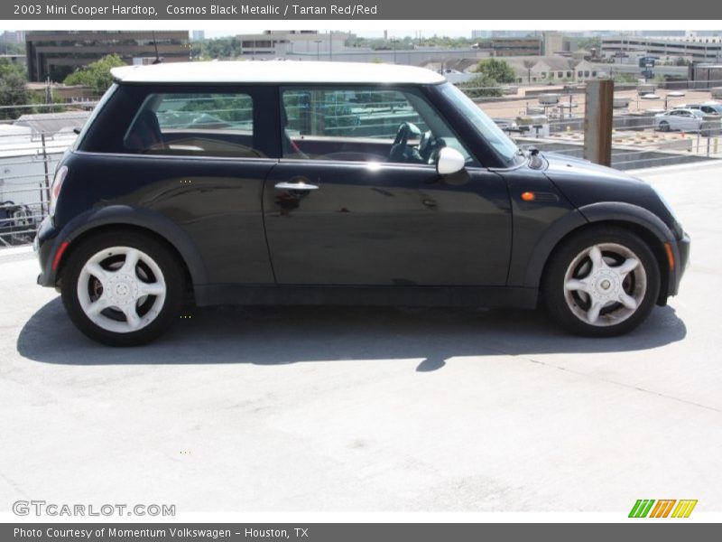 Cosmos Black Metallic / Tartan Red/Red 2003 Mini Cooper Hardtop