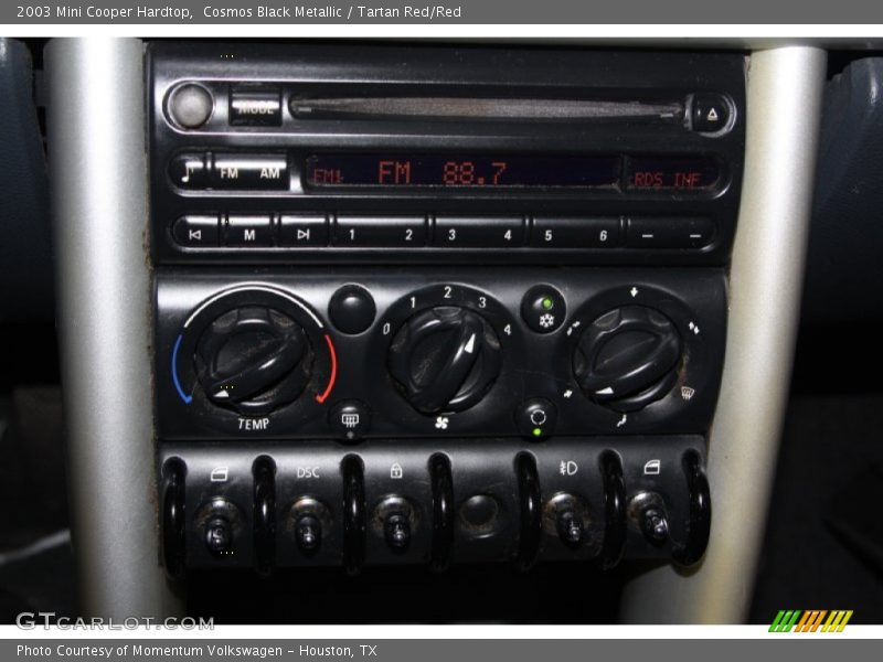 Cosmos Black Metallic / Tartan Red/Red 2003 Mini Cooper Hardtop