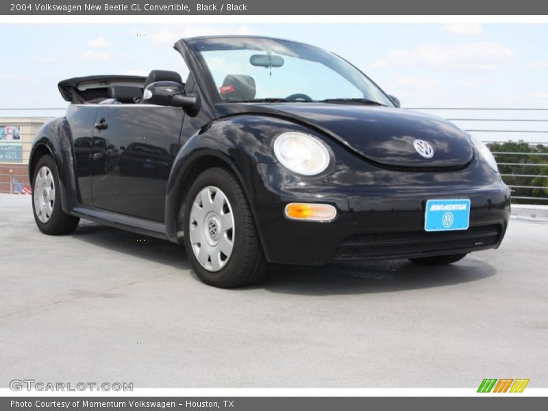 Black / Black 2004 Volkswagen New Beetle GL Convertible