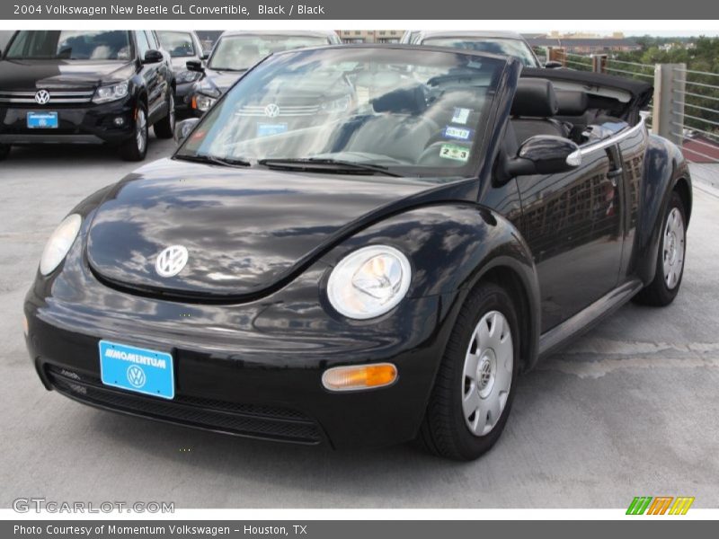 Black / Black 2004 Volkswagen New Beetle GL Convertible