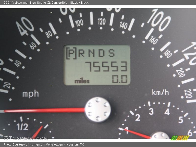 Black / Black 2004 Volkswagen New Beetle GL Convertible