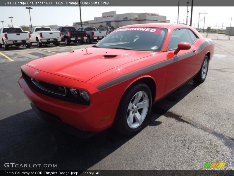 HEMI Orange / Dark Slate Gray 2010 Dodge Challenger R/T