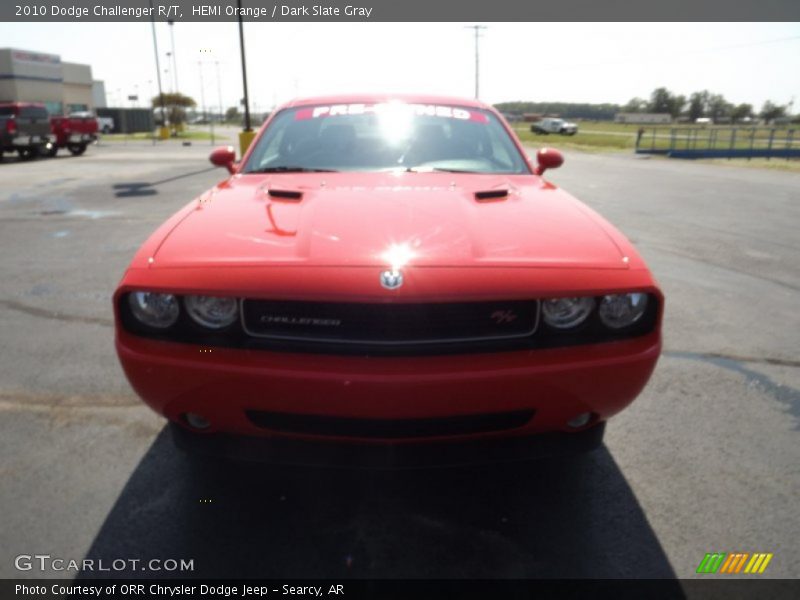 HEMI Orange / Dark Slate Gray 2010 Dodge Challenger R/T