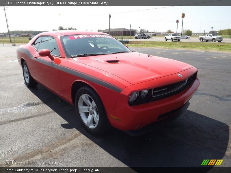 HEMI Orange / Dark Slate Gray 2010 Dodge Challenger R/T