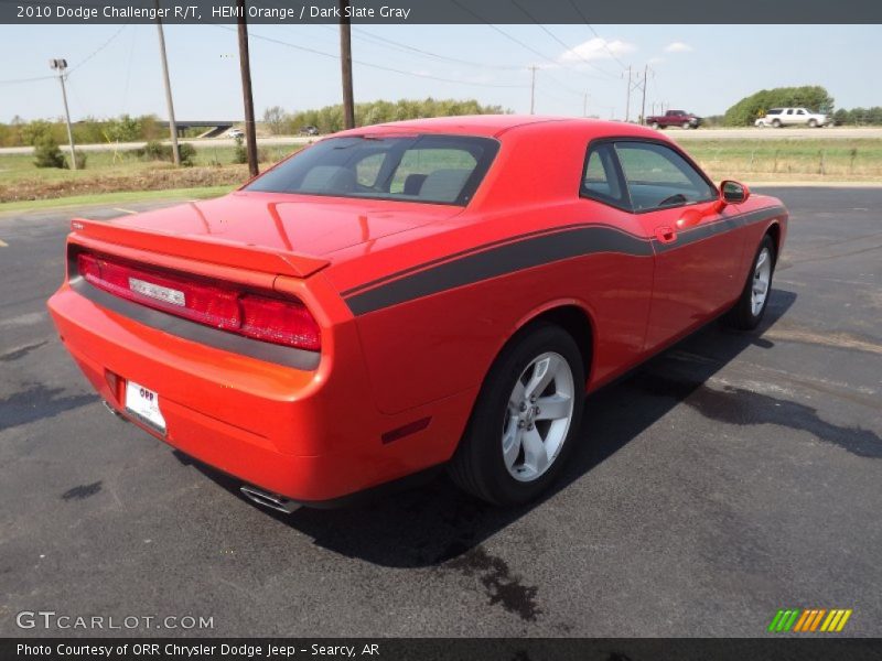 HEMI Orange / Dark Slate Gray 2010 Dodge Challenger R/T