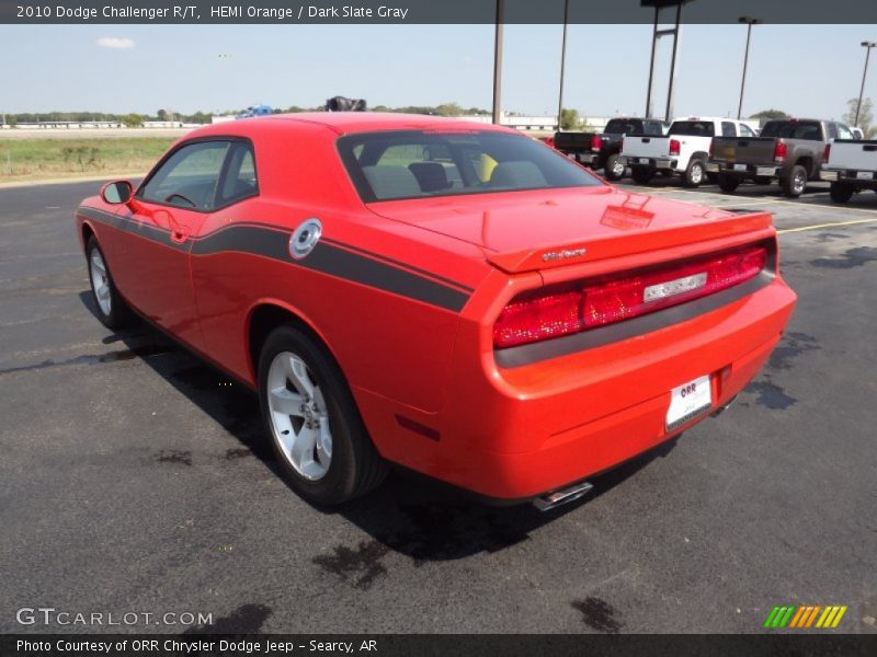 HEMI Orange / Dark Slate Gray 2010 Dodge Challenger R/T