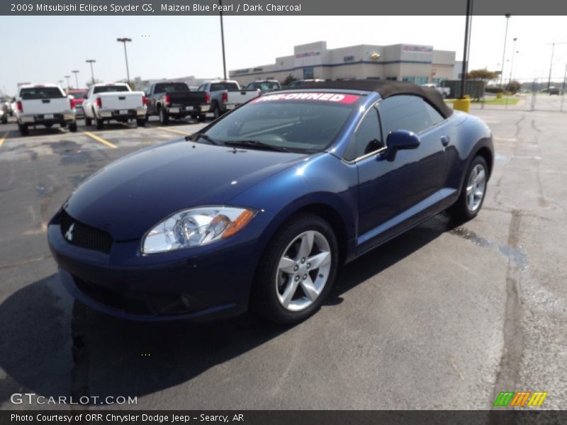 Maizen Blue Pearl / Dark Charcoal 2009 Mitsubishi Eclipse Spyder GS