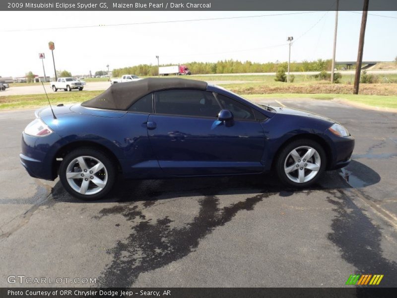 Maizen Blue Pearl / Dark Charcoal 2009 Mitsubishi Eclipse Spyder GS