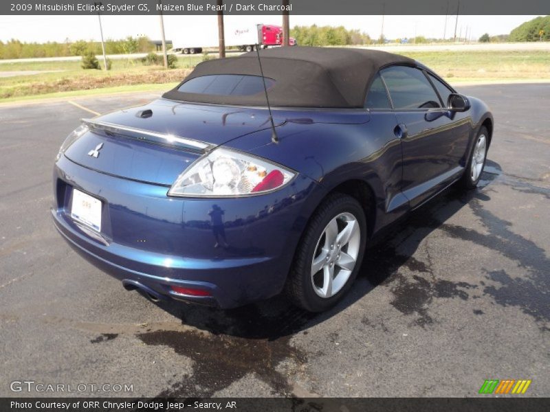 Maizen Blue Pearl / Dark Charcoal 2009 Mitsubishi Eclipse Spyder GS