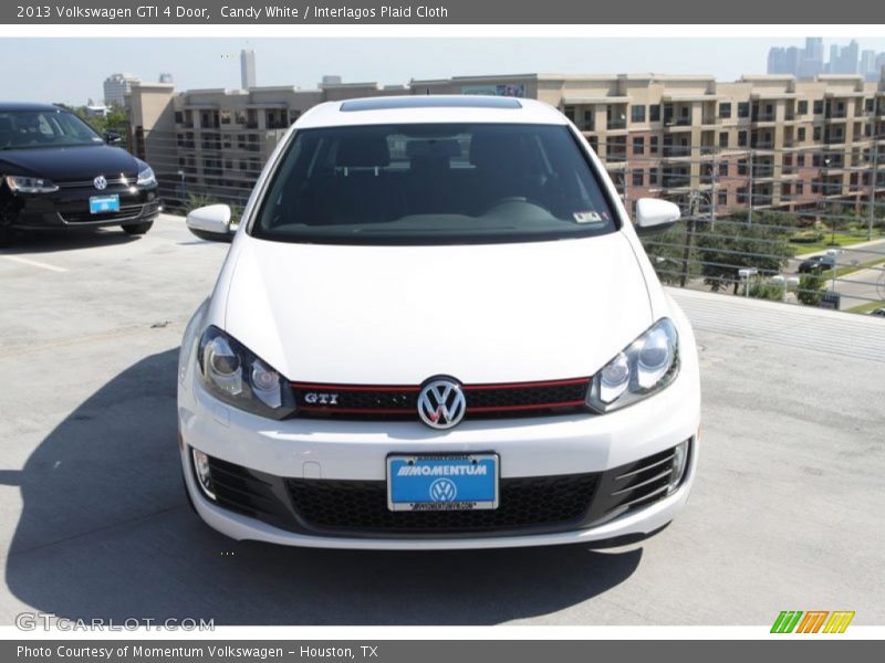 Candy White / Interlagos Plaid Cloth 2013 Volkswagen GTI 4 Door