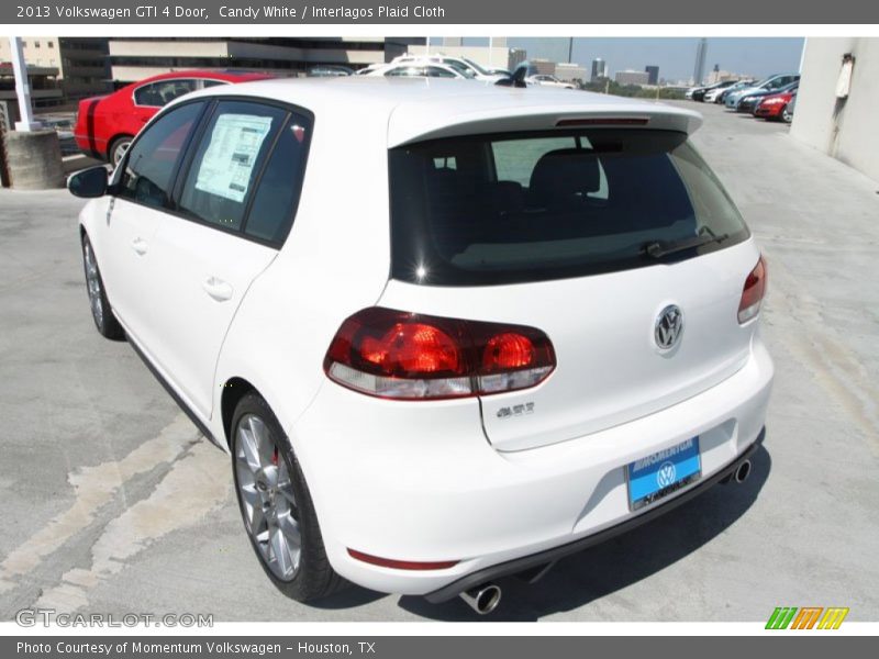 Candy White / Interlagos Plaid Cloth 2013 Volkswagen GTI 4 Door