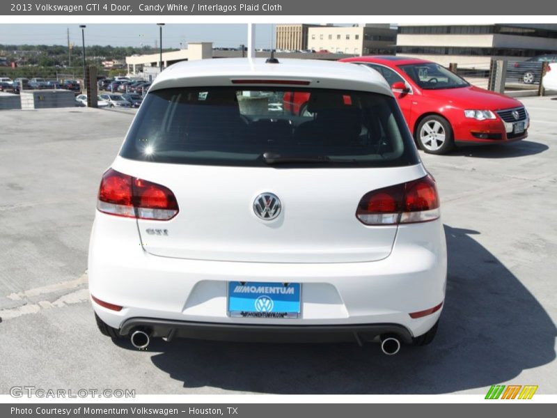 Candy White / Interlagos Plaid Cloth 2013 Volkswagen GTI 4 Door