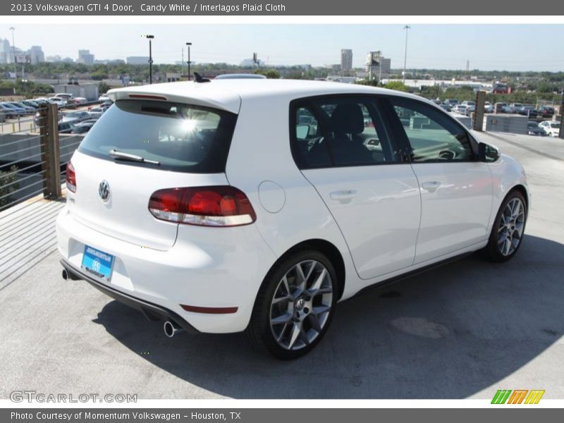 Candy White / Interlagos Plaid Cloth 2013 Volkswagen GTI 4 Door