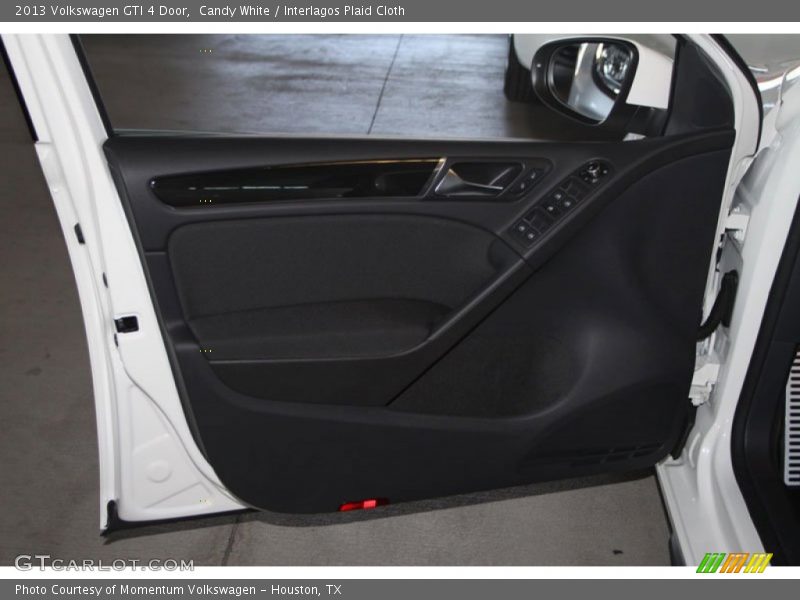 Candy White / Interlagos Plaid Cloth 2013 Volkswagen GTI 4 Door