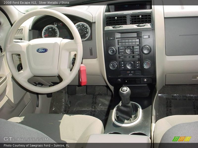 Silver Metallic / Stone 2008 Ford Escape XLS