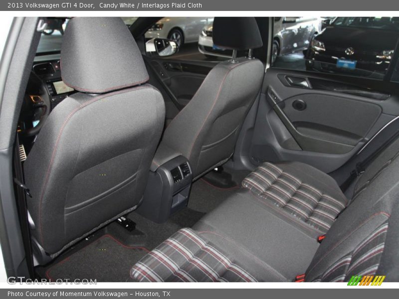  2013 GTI 4 Door Interlagos Plaid Cloth Interior