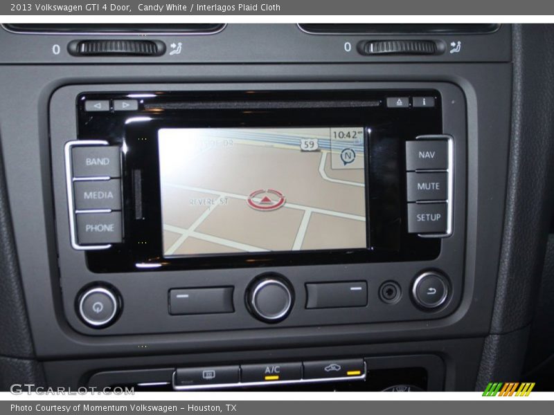 Candy White / Interlagos Plaid Cloth 2013 Volkswagen GTI 4 Door