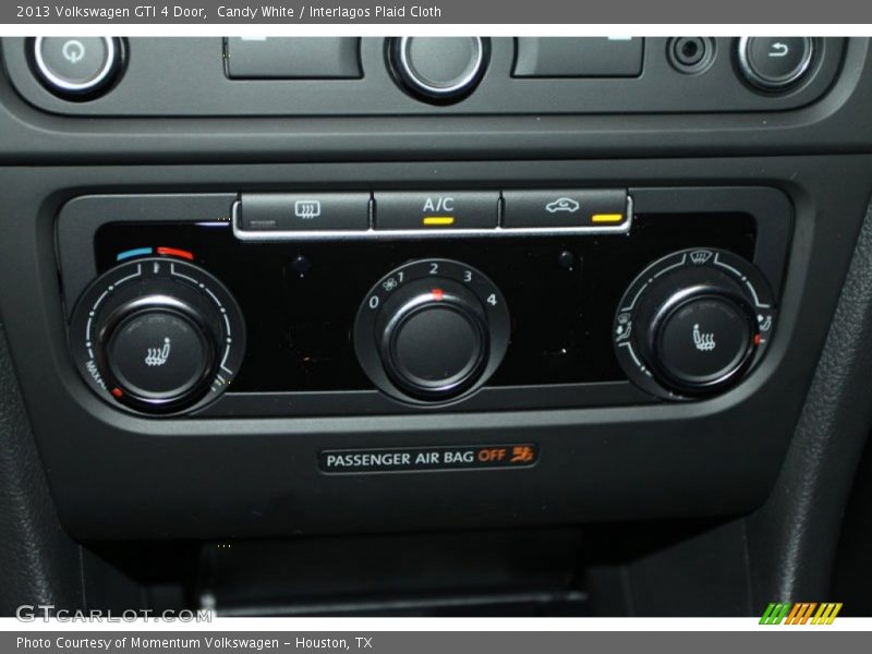 Candy White / Interlagos Plaid Cloth 2013 Volkswagen GTI 4 Door