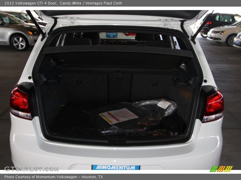 Candy White / Interlagos Plaid Cloth 2013 Volkswagen GTI 4 Door