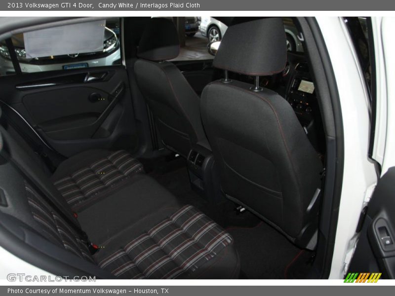 Candy White / Interlagos Plaid Cloth 2013 Volkswagen GTI 4 Door