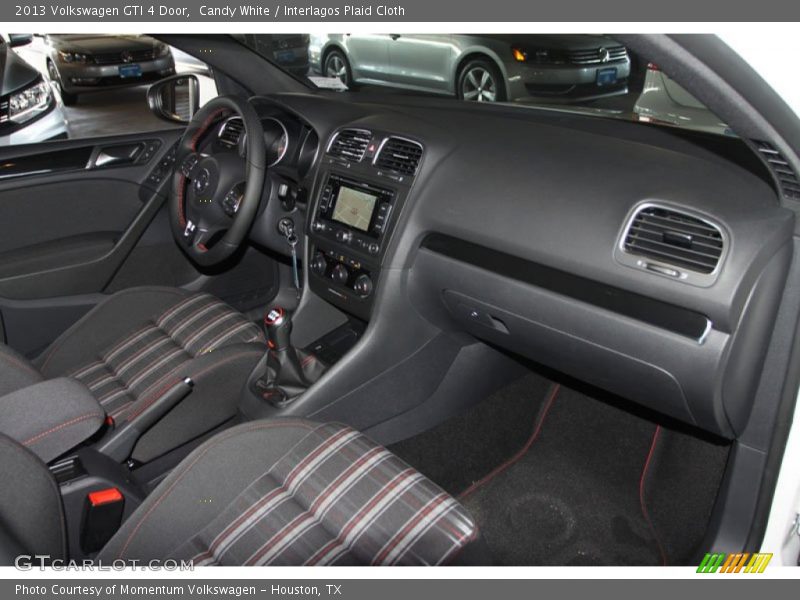 Candy White / Interlagos Plaid Cloth 2013 Volkswagen GTI 4 Door