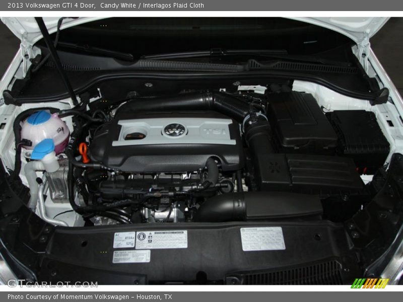 Candy White / Interlagos Plaid Cloth 2013 Volkswagen GTI 4 Door