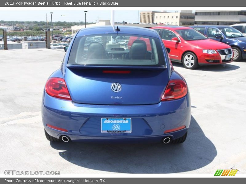 Reef Blue Metallic / Black/Blue 2013 Volkswagen Beetle Turbo