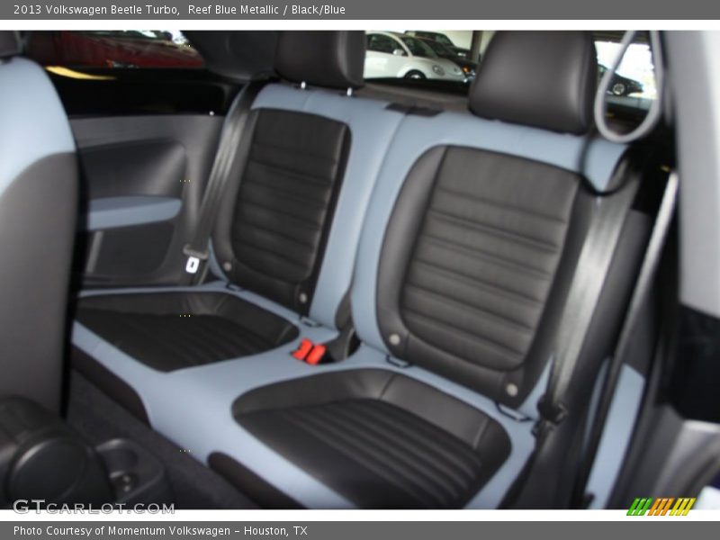 Reef Blue Metallic / Black/Blue 2013 Volkswagen Beetle Turbo