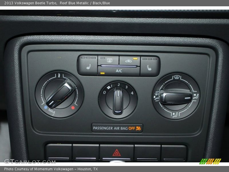 Reef Blue Metallic / Black/Blue 2013 Volkswagen Beetle Turbo